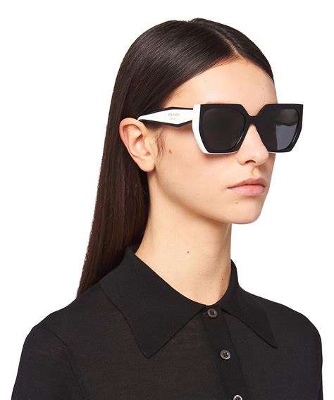 Prada PR 15WS Rectangle Sunglasses 